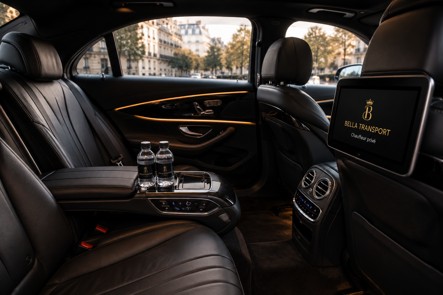 Confort véhicule premium chauffeur privé Bella Transport Paris - Chauffeur privé Massy TGV alternative au taxi Massy TGV