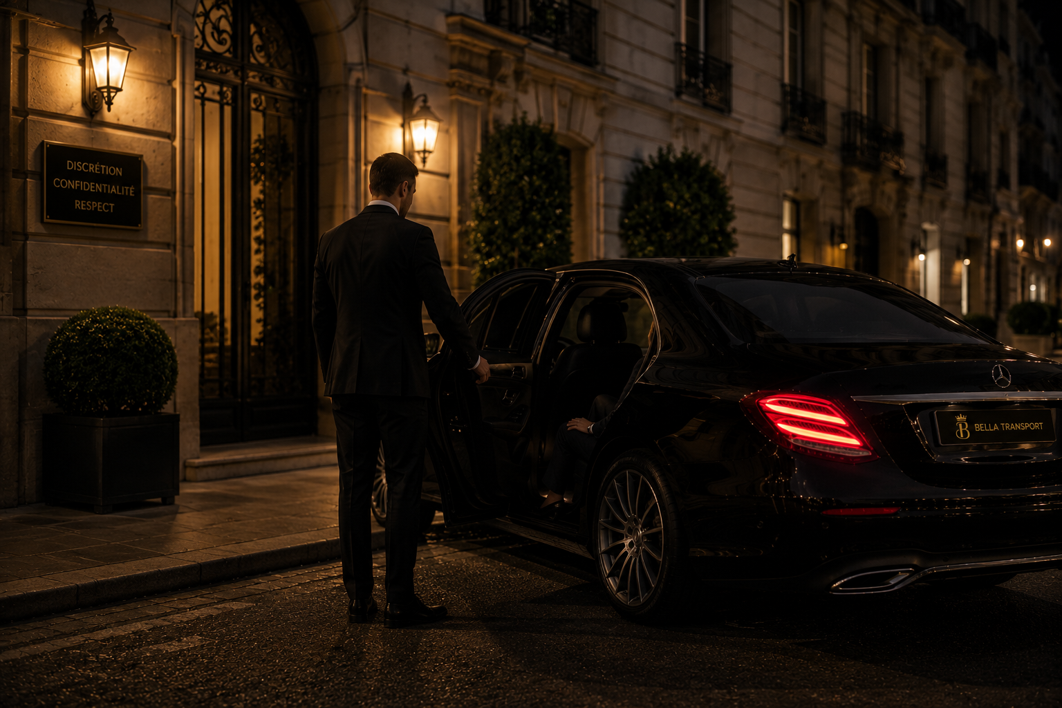 Discrétion chauffeur privé premium Bella Transport Paris - Chauffeur privé Massy TGV alternative au taxi Massy TGV