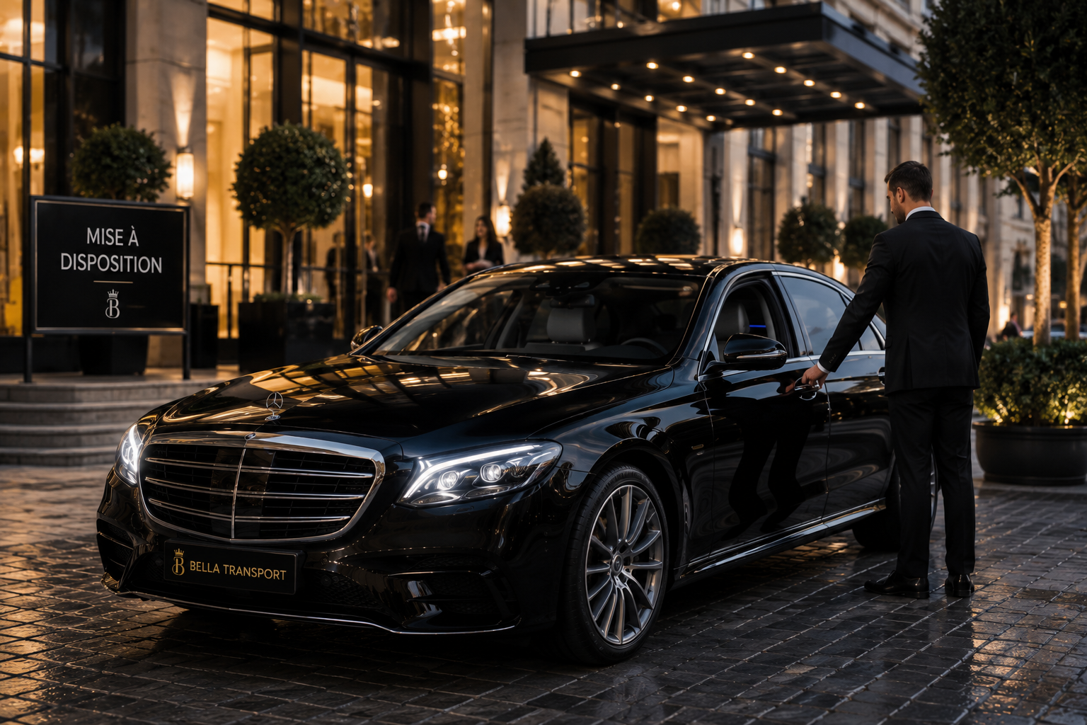 Mise à disposition chauffeur privé premium Bella Transport Paris - Chauffeur privé à Paris et Île-de-France